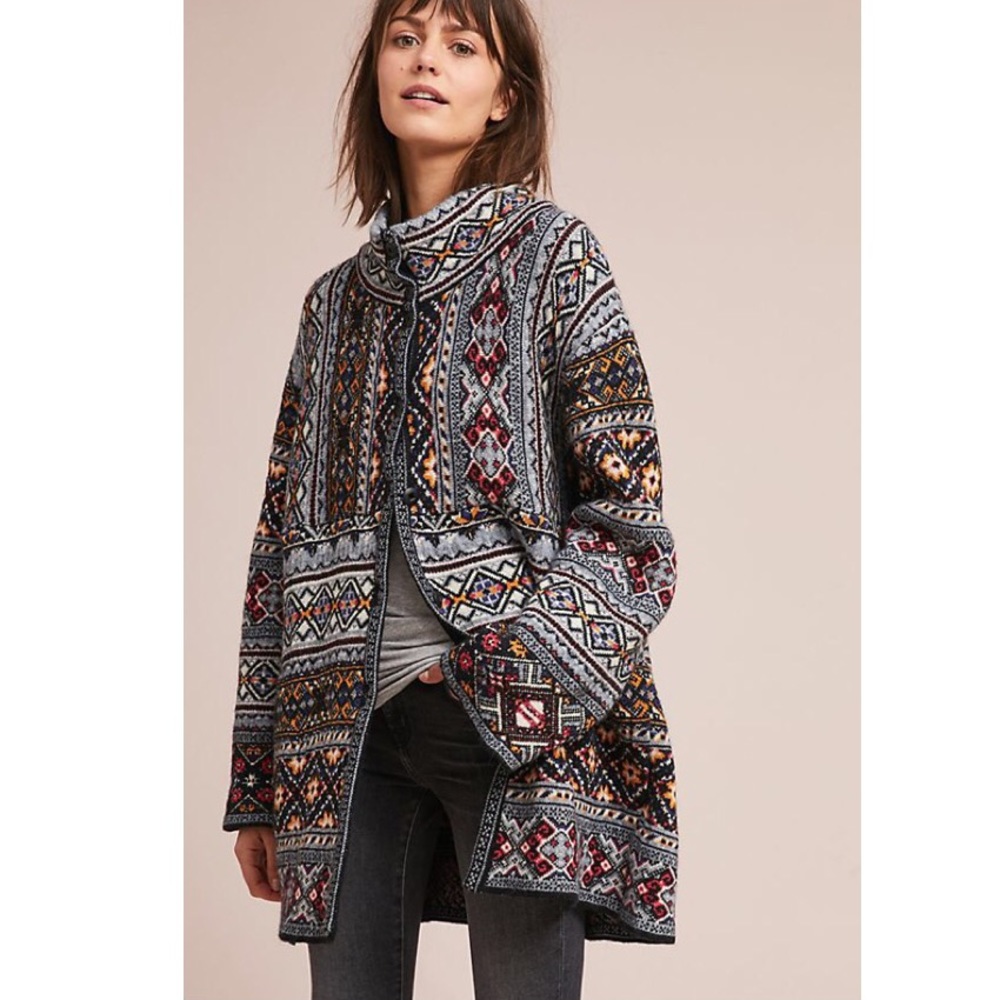 Anthropologie Oslo Sweater Coat